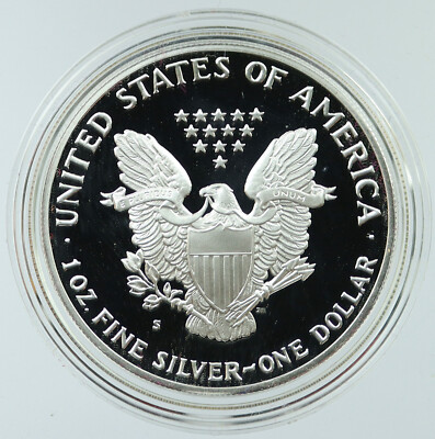 1990 UNITED STATES USA American Eagle & Liberty PROOF SILVER