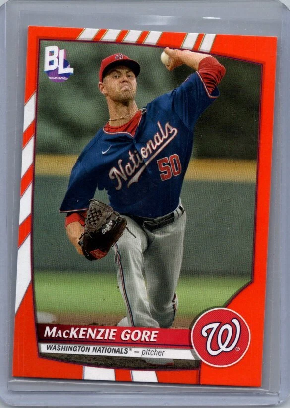 2023 Topps Big League #30 MacKenzie Gore Electric Orange