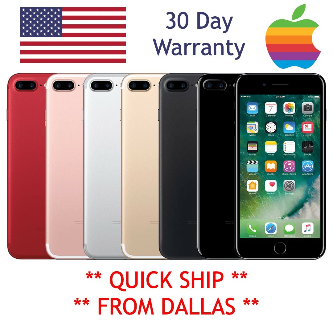 UNLOCKED / AT&T / T-Mobile Apple iPhone 7 PLUS 64GB 256GB