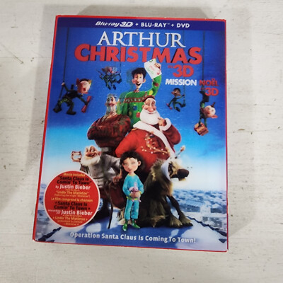 Arthur Christmas (Blu-ray/DVD, 2012, Canadian Bilingual 3D)