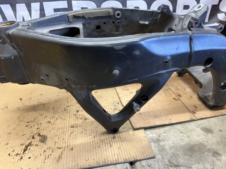 06-07 Yamaha YZF R6 R6R Main Frame Chassis SALV - Image 3 of 4
