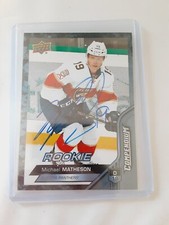 Michael Matheson Signed Compendium Rookie Signature Auto Autograph Panthers Habs