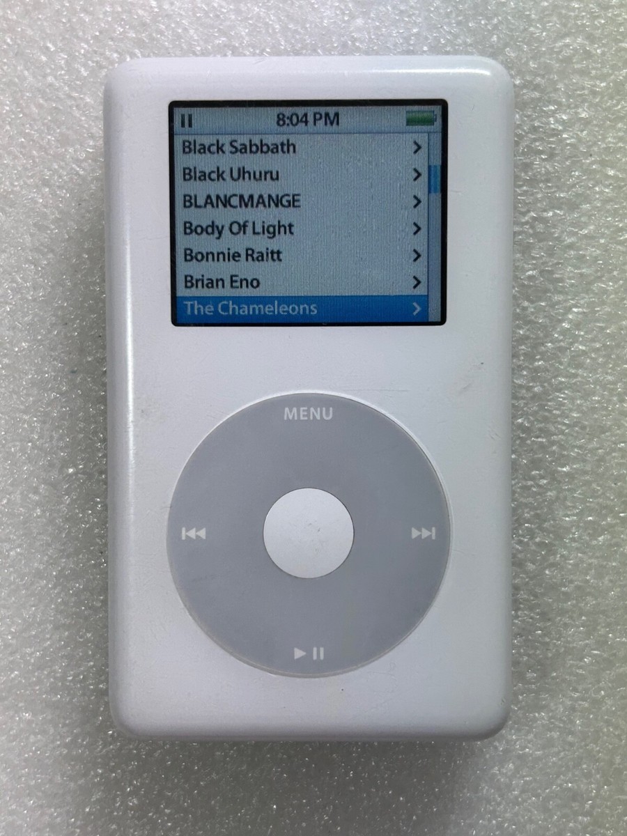 Apple iPod Classic  第４世代　40GB Apple iPod classic 4th gen 40GB photo New Battery | eBay