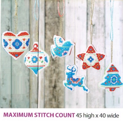 SCANDI DECORATIONS  CROSS STITCH PATTERN  ONLY    ALS  WA
