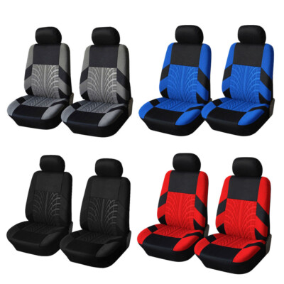 2pcs Car Seat Covers Cloth Cushion Protector Front Left+Right For Jeep Wrangler