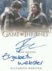 Game of Thrones Complete Series - Iwan Rheon & E Webster Dual Autograph Card