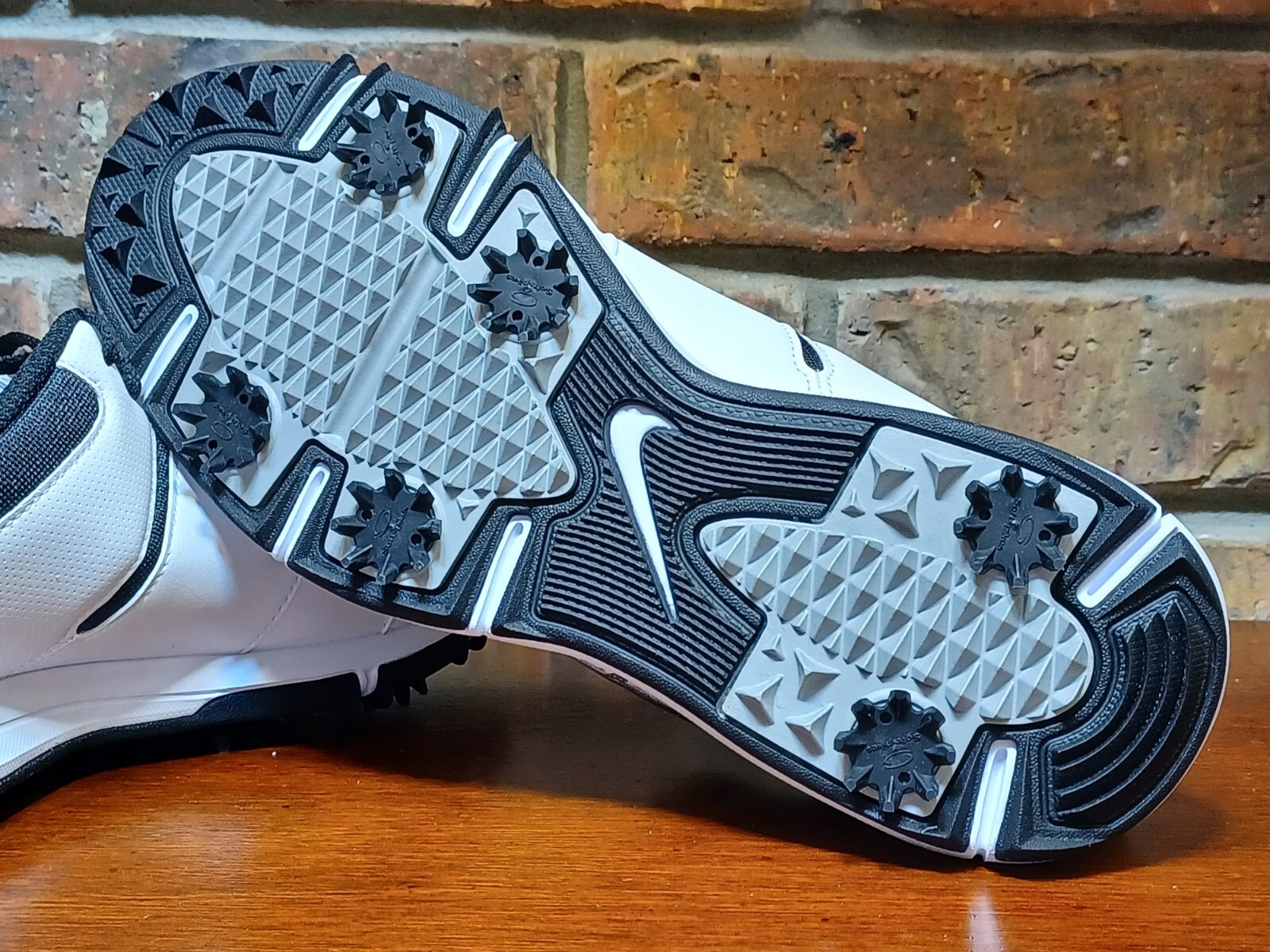 New Nike Durasport 4 Golf Shoes White/Black/Silver 844551100 Men's WIDE Sizes eBay