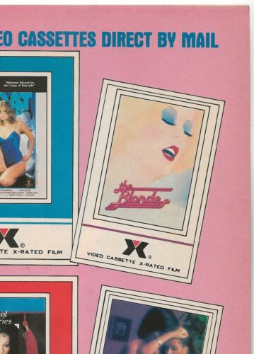 Vintage Print Ad VCX Adult Video Cassettes - Taboo / Hot Dallas Nights Dec 1981 - Picture 3 of 5