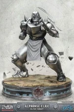*NEW* Fullmetal Alchemist Brotherhood: Alphonse Elric Silver Resin Statue