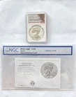 2019 S NGC ENHANCED REVERSE PF70 1oz Silver American Eagle SAE Coin w COA 15399