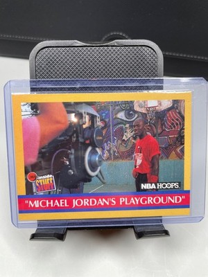 Michael Jordan Vintage Chicago Bulls 1990 Hoops Playground Last Dance MJ Card