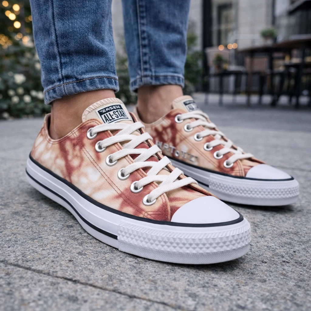 Converse Chuck Taylor All Star Low Top Pink for Sale  Converse Low Top Sneakers Set - Olive, Beige, Pink, Slate Blue main image 0