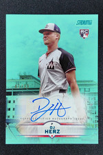 2025 Topps Stadium Club DJ Herz Autograph Turquoise Auto RC /99 #SCBA-DHE