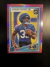 2025 Donruss Optic Jarquez Hunter Pink Prizm Rated Rookie- Rams
