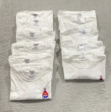 Sherwin Williams Shirt Mens XL/2XL White Blue Spellout Logo Paint Work Lot Of 11