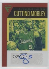 2019-20 Panini Chronicles Flux Auto Red Cuttino Mobley #FA-CMO Auto 07oi