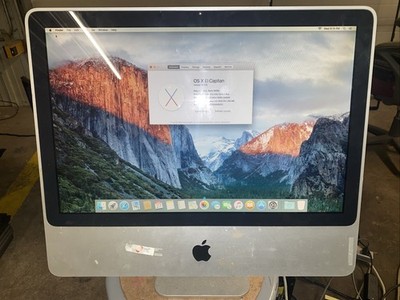 Apple iMac 20  Early 2008 2.66GHz C2D, 2GB RAM, 320GB HDD, El Capitan 
