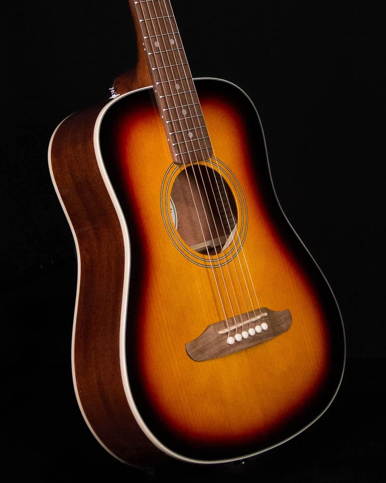 Fender California Standard Redondo Mini, 3 colores Sunburst con bolsa Foto 4 de 4