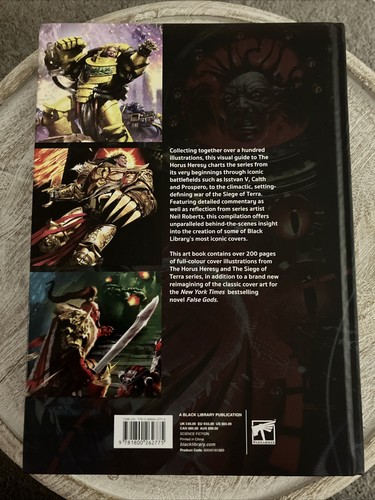 Warhammer Black Library The Art of The Horus Heresy Hardcover Art Book - Foto 2 di 8