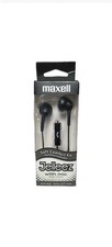 Maxell Soft Comfort Fit 191569 Jelleez JELM-Black Corded Earbuds w/ Microphone