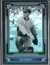2025 Panini Three and Two Black #143 Joe Sewell /8