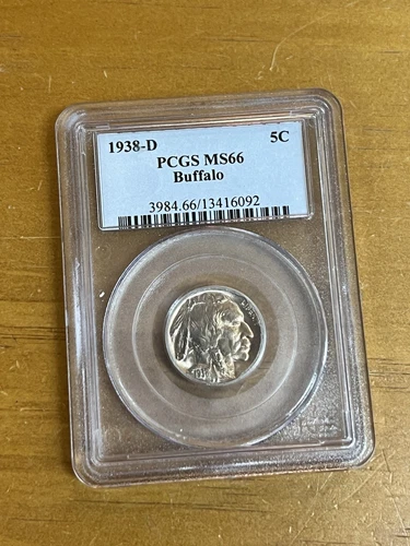1938-D Buffalo Nickel MS66 PCGS 5C
