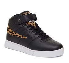 NiB Fila Women Vulc 13 Wild Hi Top Athletic Strap Sneakers Black Sz 8 70 RY1386