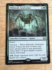 1x Ishkanah, Grafwidow Near Mint NM Rare MTG Magic Card Commander: Duskmourn