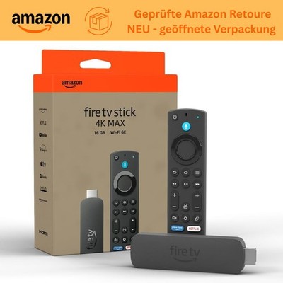 Amazon Fire TV Stick 4K MAX Streaming Neueste Generation + Sprachfernbedienung