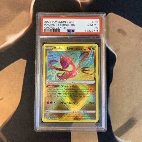 Radiant Eternatus PSA 10 Crown Zenith 105/159 Pokemon Card Gem Mint
