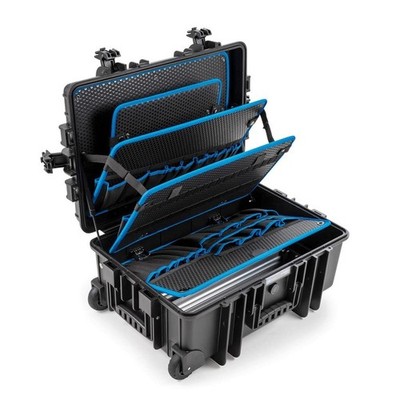 B&W International Jumbo 6600 Travel Tool Case Hard Shell Black Size X-Large