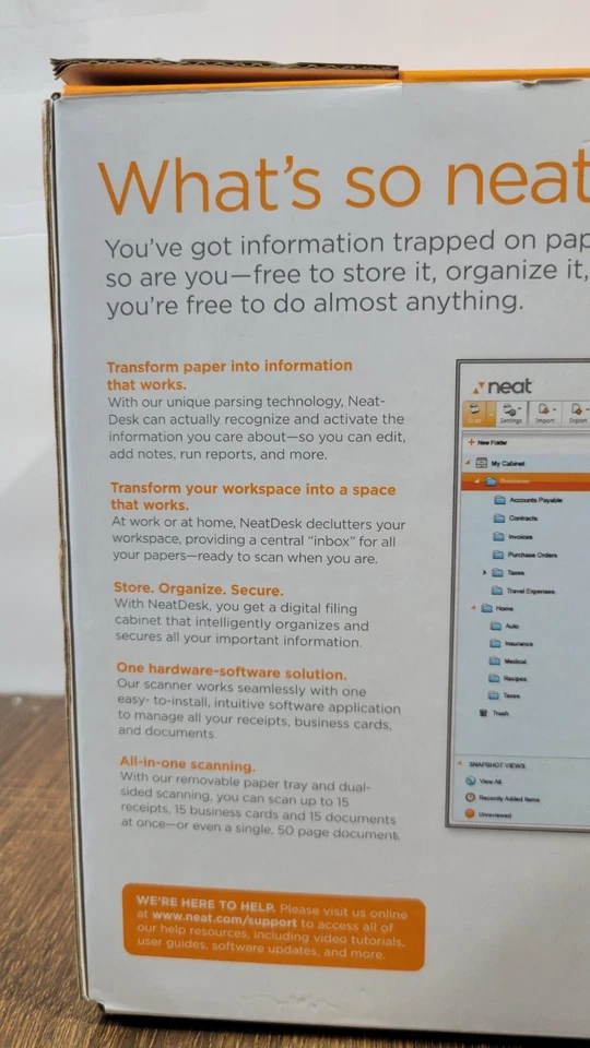 NeatDesk Desktop Scanner and Digital Filing System - BRAND NEW - Image 3 of 4
