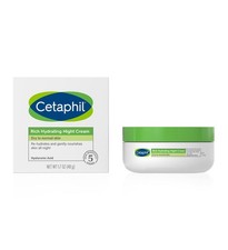 BUY 3 GET 1 FREE CETAPHIL Rich Hydrating Night Cream With Hyaluronic Acid 1.7 oz