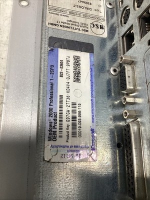 Microsoft Windows 2000 Professional G97GW-2TT36-KD4V4-QJ7FT-9P8TJ H742S