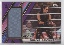 2020 WWE Women's Division Superstar Mat Relics Purple 27/99 Sonya DeVille 3hd