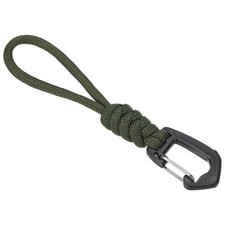 Badge Lanyard 4.7 Inch, Necklace Keychain Cord Metal Clasp Hook, Olive