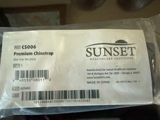 Sunset Healthcare Solutions CS006 Premium Chinstrap, One Size Fits Most in Black