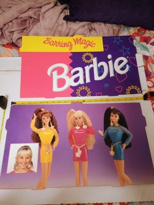 Barbie Toys R Us Store Display Poster 21x12 Earring Magic Barbie