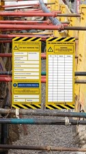 LIVELIFEBETTER® Temporary Works Inspection Tag Set – Safety Inspection Tags...
