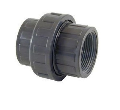 50x1½'' Aqualink 3/3 PVC Kupplung eine Seite Gewinde PVC Verrohrung
