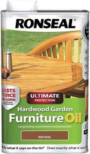 Image of Ronseal Ultimate Hardwood Furniture Oil Natural | Premium Protection