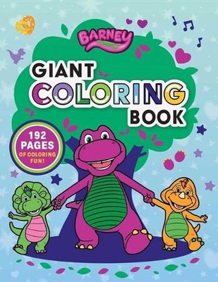 Barney: Giant Coloring Book by Mattel Paperback Book