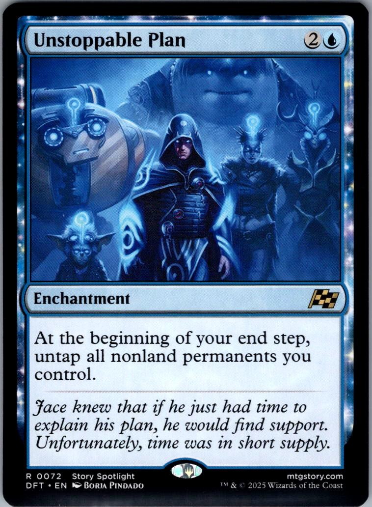 Unstoppable Plan 72 Rare Aetherdrift Magic: The Gathering Near Mint