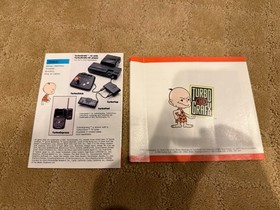 Bonk's Revenge (TurboGrafx-16, 1991) CIB Manual Poster Original Styrofoam READ!