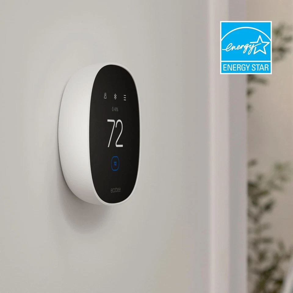 ecobee Smart Thermostat Essential - Energy Star Certified programmable White - Image 2 of 4