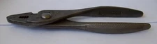 vtg.  Clauss USA  6-3/4'' thin jaw  slip joint pliers, diamond pattern handles