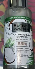 Re-Fresh Scalp Care Anti-Dandruff Shampoo with salicylic acid Coconut + Soothe