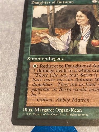 Vintage 1995 Daughter of Autumn MTG Homelands - Picture 4 of 5