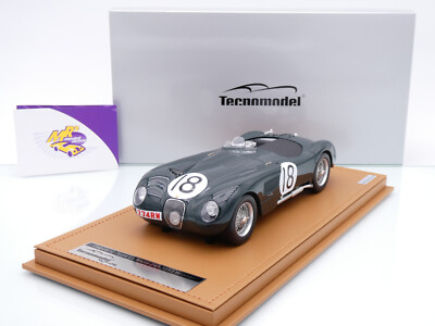 Tecnomodel TM18-290B # Jaguar C-Typ #18 Win 24h Le Mans 1953 '' Hamilton '' 1:18