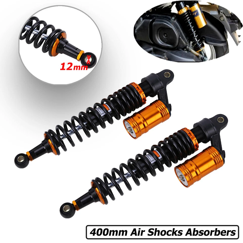 Adjustable 400mm Air Shocks Absorber for Yamaha YFZ 450 Raptor 660 700 ATV UTV Foto 2 de 4
